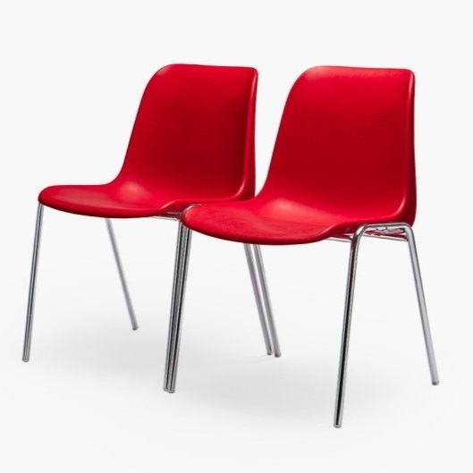 Chaise coque empilable M2 / Nombreux coloris - Chaise pliante et