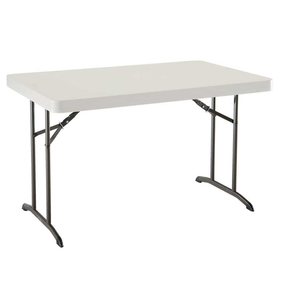 Table pliante rectangulaire 122cm / 4 personnes - Table pliante - Table  pliante polyéthylène