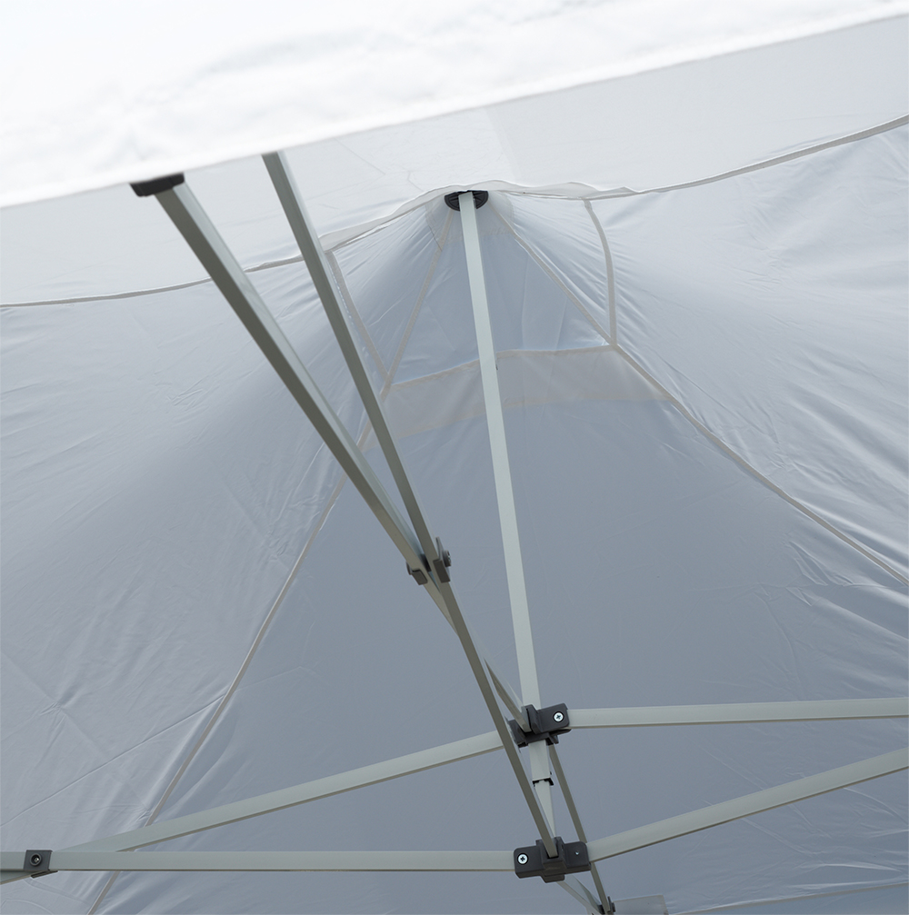 Tente pliante 3x4,5m Acier Semi Pro (Noir) - REF 134S