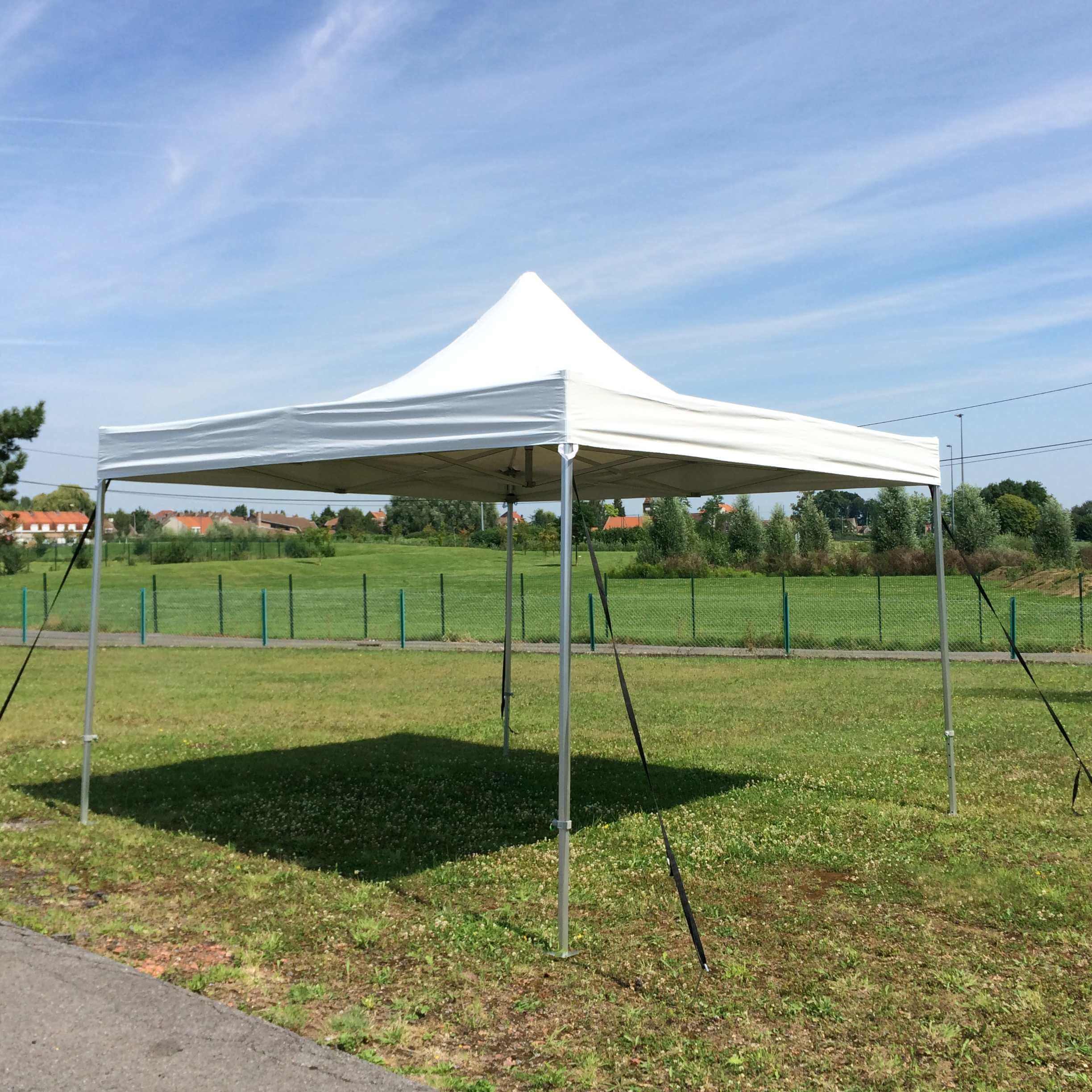 Tente Reception Alu 4x4m 300g/m2 50mm BLANC - Gamme PRO - Tente