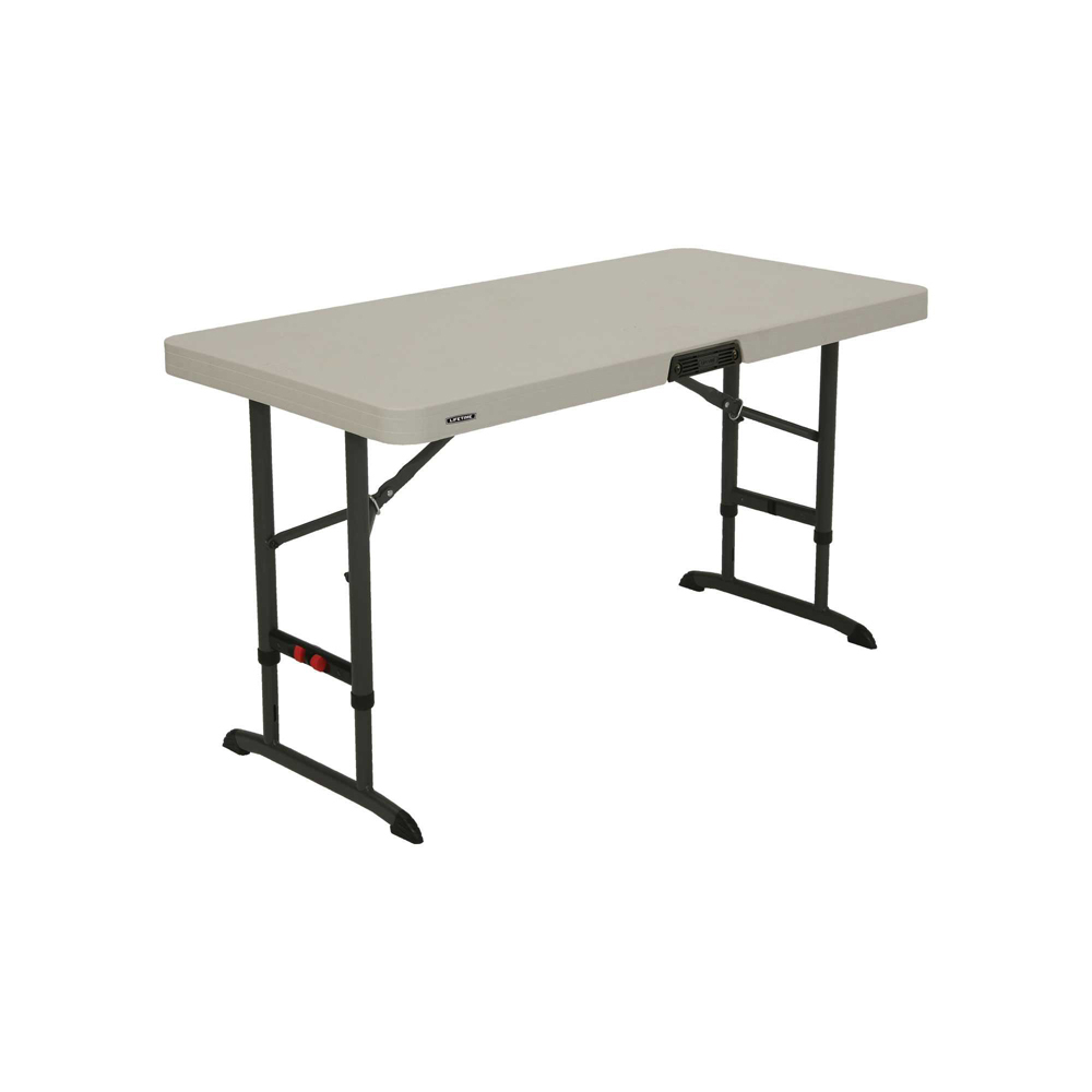 Table pliante rectangulaire ajustable (beige) 122cm NESTING / 4