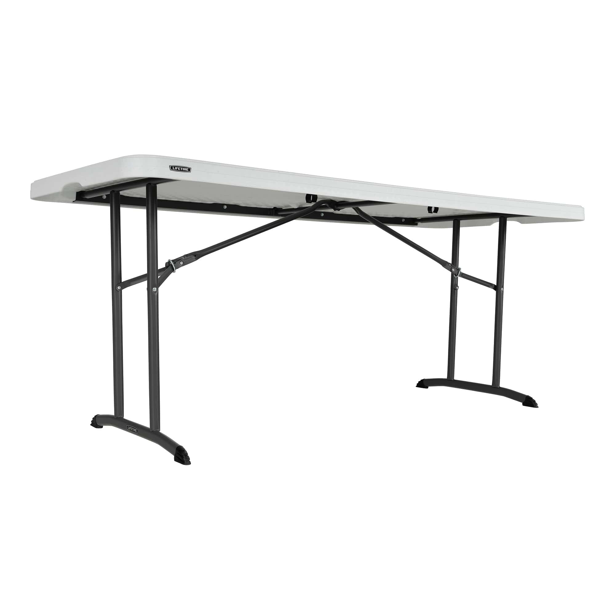 Table pliante rectangulaire 183cm (blanc) NESTING / 8 personnes - Table  pliante - Table pliante polyéthylène